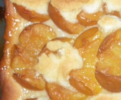 Hefekuchen mit Mirabellen