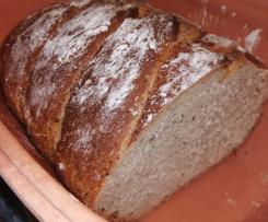 KÖRNCHENBROT (mit gemahlenen Kürbis - und Sonnenblumenkernen)