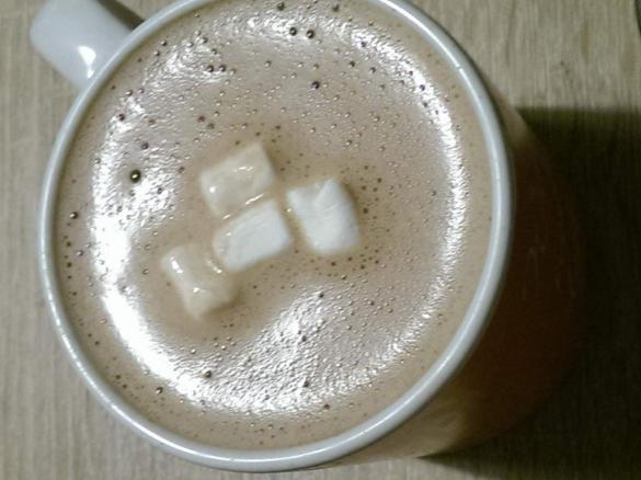 Heiße Schokolade mit Kokosgeschmack, mega lecker