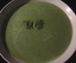 Erbsen-Koriander-Suppe