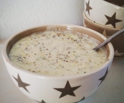 Overnight Oat  (Müsli)  mit Quark & Chia 