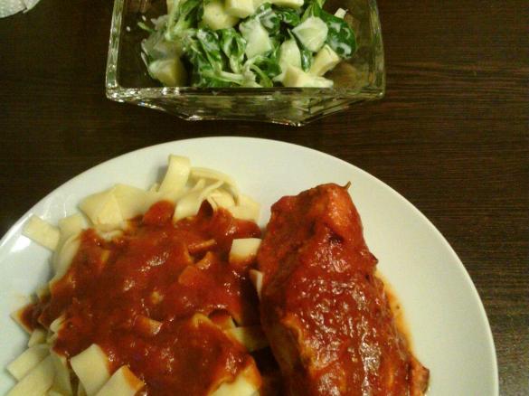 Colabraten (Hähnchern/Pute) mit Mangosalat WW Tauglich