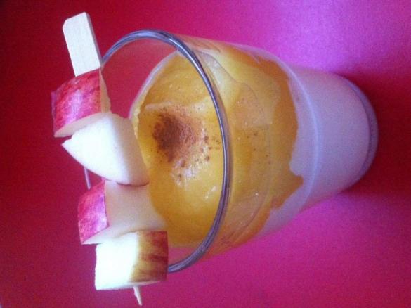 Diabetiker: Apfelmus Quarkdessert