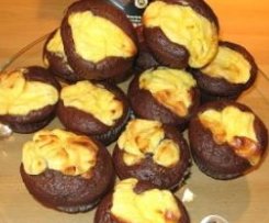 Double Chocolate Cheese Cup Cakes