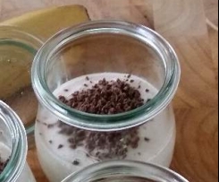 Leichte Vanille-Bananencreme ww tauglich