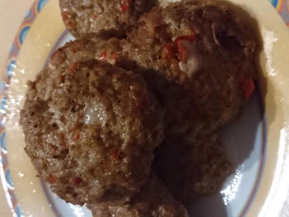 Pikante Fleischpflanzl, pikante Frikadellen