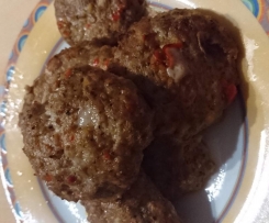 Pikante Fleischpflanzl, pikante Frikadellen