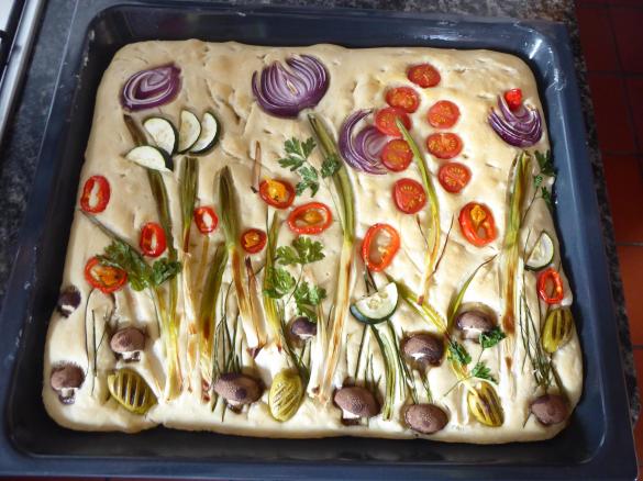 Blumen Focaccia
