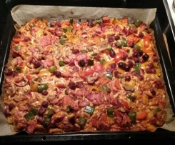 Schnelle Mürbeteigpizza a la Nicky