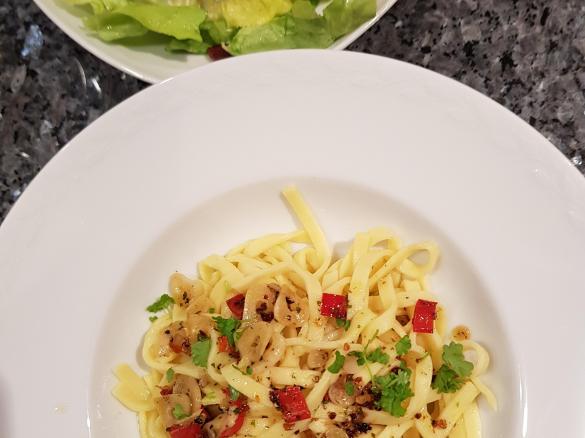 Gerrys schnelle Lieblingspasta Aglio, Olio e Peperoncino