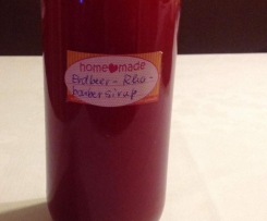 Erdbeer - Rhabarber - Sirup