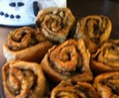 Gefüllte Brotschnecken