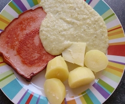 Zucchinigemüse (perfekt zu Kartoffeln u. Leberkäse)