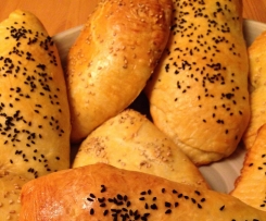 Teigtaschen mit Lauch-Käse-Füllung