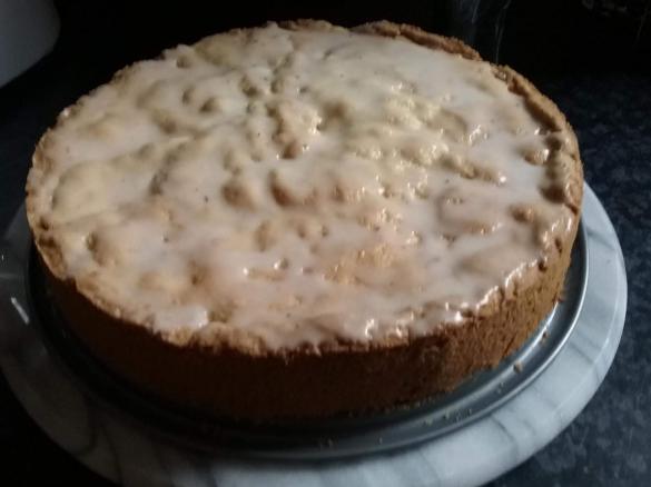 Apfelkuchen gedeckt, schnell gemacht