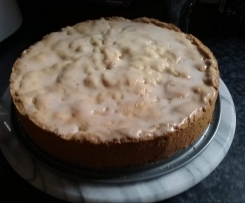 Apfelkuchen gedeckt, schnell gemacht