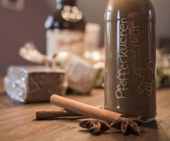 Lebkuchenlikör mit echten Lebkuchen