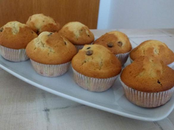Grundrezept ruck zuck Muffins - Vanillemuffins mit Schoko