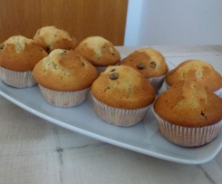 Grundrezept ruck zuck Muffins - Vanillemuffins mit Schoko