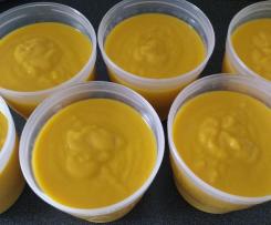 Variation von Gemüse-Kartoffel-Fleisch-Brei: auf Vorrat