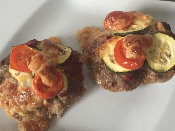 Belegte Fleischküchle 