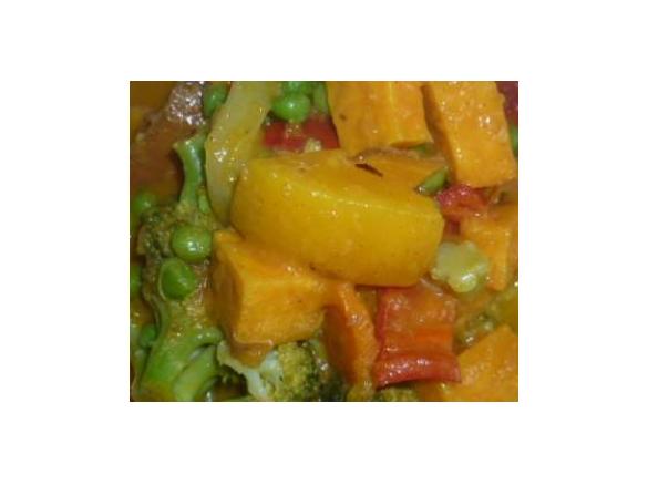 Süßkartoffel-Gemüse-Curry