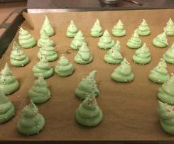 Mitbringsel Weihnachten - Baiser-Bäumchen - Plätzchen/Kekse