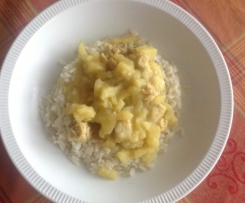 Puten-Apfel-Curry