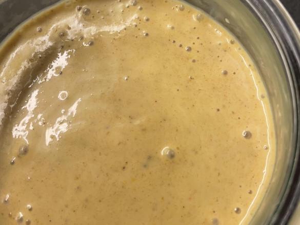 Banane-Curry Fonduesauce