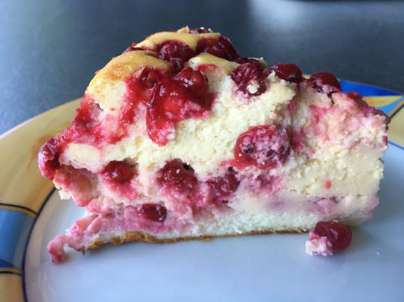 Johannisbeer-Käsekuchen ohne Boden