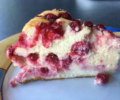 Johannisbeer-Käsekuchen ohne Boden