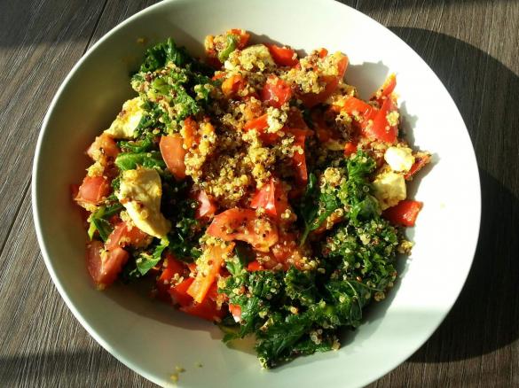 Grünkohl-Hähnchen-Quinoa