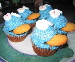 Krümelmonster Cupcakes - Muffins