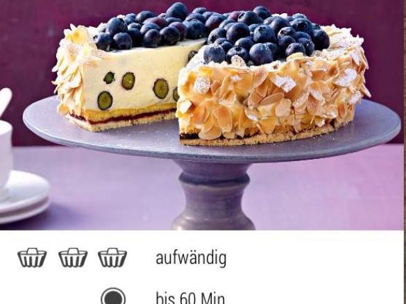 Heidelbeer-Vanillecreme-Torte (Dr.Oetker)