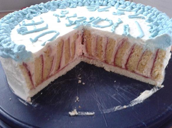 Campari-Wickeltorte zur Taufe - nach Rezept von Dr. Oetker