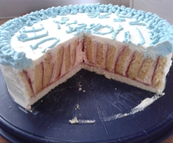 Campari-Wickeltorte zur Taufe - nach Rezept von Dr. Oetker