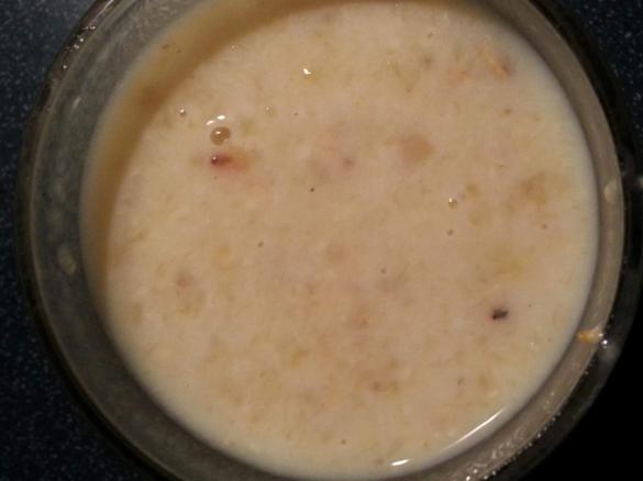 Bananen Haferflocken Shake, schnelles Frühstück