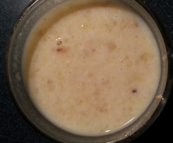 Bananen Haferflocken Shake, schnelles Frühstück