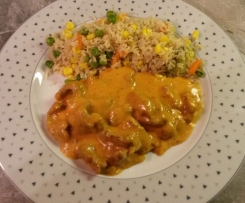 Gyros mit Gemüsereis