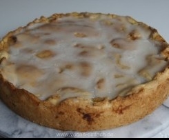 Gedeckter Apfelkuchen