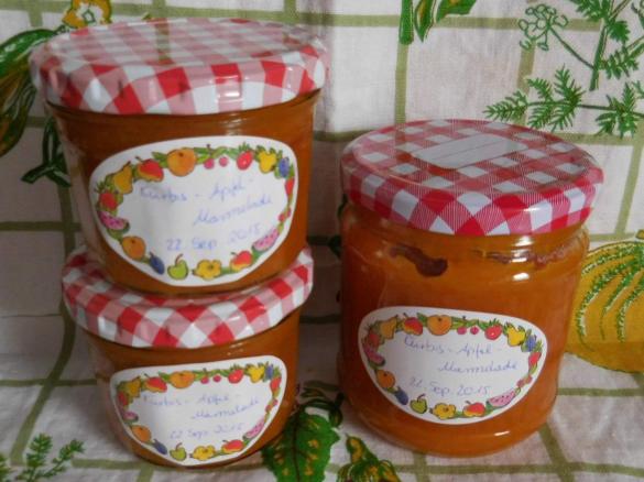 Apfel-Kürbis-Marmelade