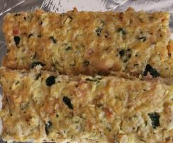 Pikanter Zucchini-Blechkuchen