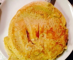 Gesunde Dinkel-Pfannkuchen mit Mandelmilch und Sukrin