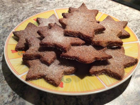 Zimtsterne glutenfrei und ohne Ei,vegan