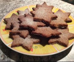 Zimtsterne glutenfrei und ohne Ei,vegan