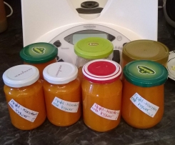 Apfel- Karotten Marmelade mit Ingwer (Ostermarmelade)