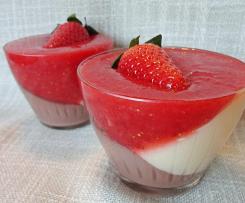 Vanille-Schoko-Pannacotta