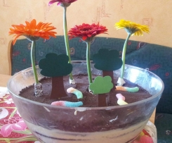 leichtes Oreo Blumenerde-Dessert 