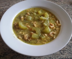 Lachs-Gurken-Suppe