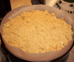 Apfel - Streuselkuchen mit Rahmguss ..